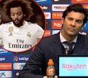 Solari no quiso valorar el partido de Marcelo en la conferencia de prensa