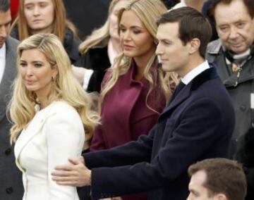 Ivanka y Tiffany Trump lucen de blanco en la toma de posesión