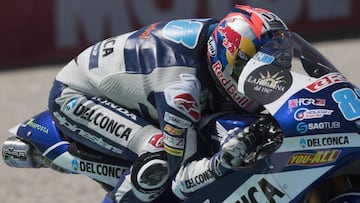 ASSEN, NETHERLANDS - JUNE 29:  Jorge Martin of Spain and Del Conca Gresini Moto3  heads down a straight  during the MotoGP Netherlands - Free Practice on June 29, 2018 in Assen, Netherlands.  (Photo by Mirco Lazzari gp/Getty Images)