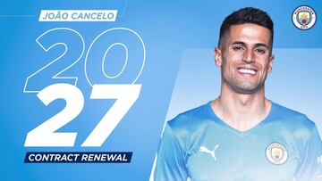 Cancelo, del City hasta 2027
