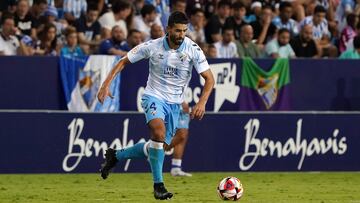 Galilea, durante un partido con el Málaga.