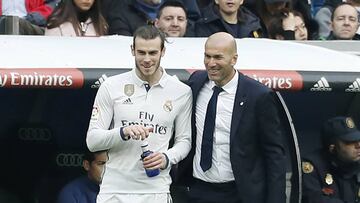 GARETH BALE  AND ZIDANE