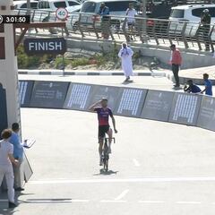Mario Aparicio conquista para el Burgos-BH la etapa reina del Tour de Sharjah