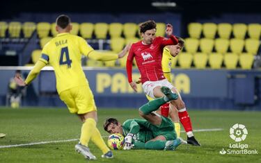 Aprobados y suspensos del Racing en La Cerámica: solo se les vio defender