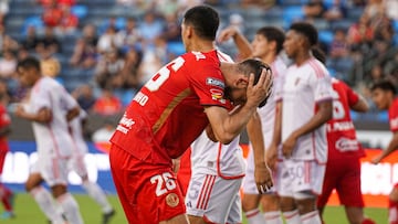 Joao Dias of Toluca during the match between Toluca and Orlando City as part of Quarter-Final of the Leagues Cup 2025 at Dignity health Sports Park Stadium on August 20, 2025 in Cason, Los Angeles California, United States.