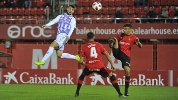 28/10/18 PARTIDO COPA DEL REY 
 RCD MALLORCA - VALLADOLID
 OSCAR PLANO REMATA A PUERTA