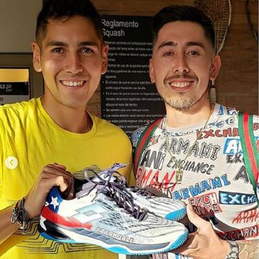 La curiosa historia detrás de las zapatillas 'chilenas' de Tabilo