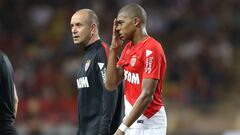 Monaco&#039;s French forward Kylian Mbappe leaves the pitch during the French L1 football match between Monaco (ASM) and Toulouse (TFC) at Louis II Stadium in Monaco on August 4, 2017. / AFP PHOTO / VALERY HACHE