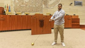 Javier Cienfuegos en la Asamblea de Extremadura