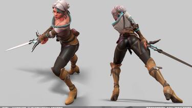 Imaginan cómo sería Ciri de The Witcher 3 en Overwatch