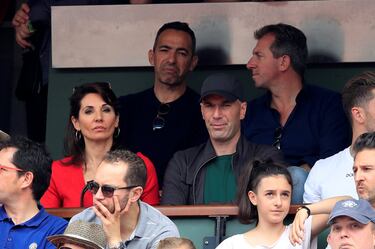 Zinedine Zidane acudió junto a su familia.