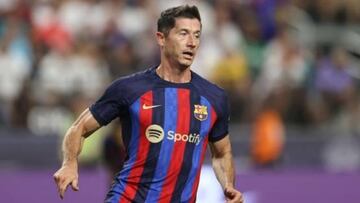 Robert Lewandowski, uno de los grandes fichajes del bar&ccedil;a en este mercado.