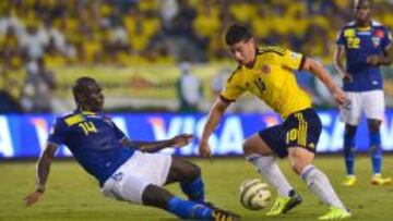 Colombia venció 1-0 a Ecuador en Barranquilla con gol de James.