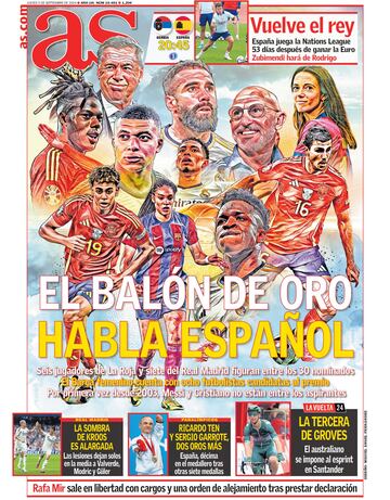 Las portadas de AS de septiembre