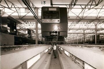Así fueron los comienzos de la construcción del transporte colectivo en el año 1969.