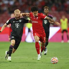 Luis Díaz marca en derrota de Liverpool ante Bayern Múnich