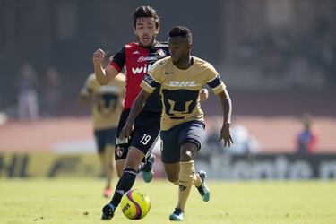 Jeison Angulo y el difícil camino de los colombianos en Pumas