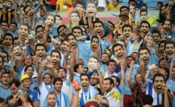 Colombia-Uruguay en imágenes