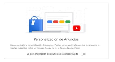 Reduce el control que Google tiene sobre ti a través de sus anuncios