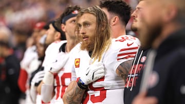 Kittle suffered an injury in the San Francisco 49ers’ Week 16 win in Indianapolis, leaving him doubtful for today’s SNF clash.
