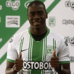 Geisson Perea es oficializado y presentado por Nacional