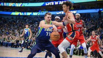 Luka Doncic, durante el partido de la NBA que ha enfrentado a los Dallas Mavericks y a los New Orleans Pelicans
