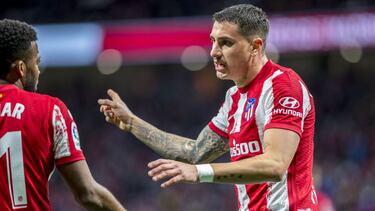 Giménez, en el Atlético-Levante