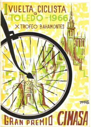 Primer cartel de la Vuelta a Toledo en 1966.