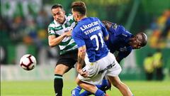 El Sporting frenó al Feirense del 'Pollo' Briseño