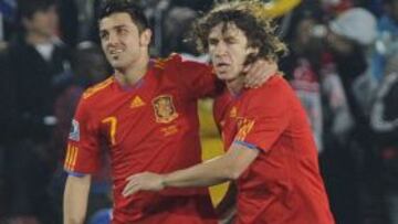 21/06/10 MUNDIAL SURAFRICA 2010 PARTIDO
SELECCION ESPA„OLA ESPA„A - HONDURAS
GOL 2-0 DAVID VILLA ALEGRIA PUYOL