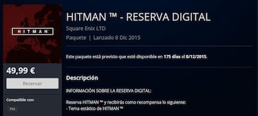 E3 2015: El nuevo Hitman aparece en vídeo en la conferencia de PS4