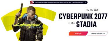Reserva Cyberpunk 2077 en Stadia y recibe un mando y un Chromecast Ultra