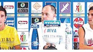 <b>YA ESTÁN AQUÍ. </b>Gavilán y Redondo están muy ilusionados con su llegada al Getafe y así lo confesaron en su presentación.