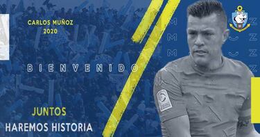 Carlos Muñoz tiene nuevo club