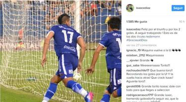 Isaac Díaz vuelve a los goles después de casi siete meses