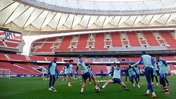 El Atlético abrirá a la afición un entrenamiento en el Metropolitano