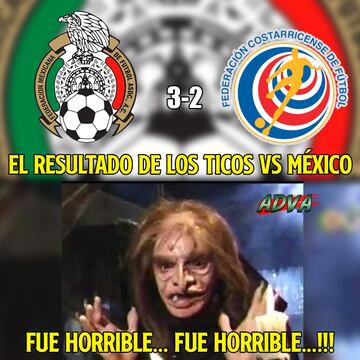 Los memes disfrutaron la victoria de México ante Costa Rica
