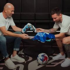 Zidane se rinde a Messi: “Yo veía las cosas un segundo antes, tú tres”