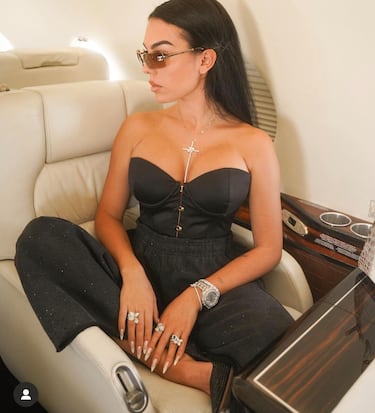 Georgina Rodríguez pone rumbo a Venecia