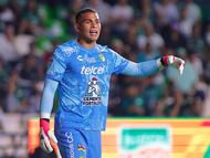 Jordan García en un partido de León de México.