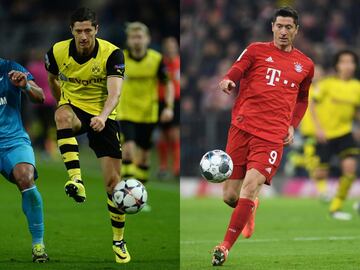 El polaco comenzó a despuntar en el Dortmund y en 2013 su agente aseguró que no renovaría. El año siguiente Lewandowski puso rumbo al Bayern de Munich, equipo que ha sacado su mejor versión. Ha marcado 230 goles en 275 partidos y se ha convertido en máximo goleador de la Bundesliga cuatro veces. Además, el delantero ha sido pieza indiscutible para ganar los últimos cinco títulos del conjunto germano.