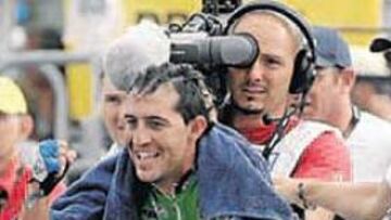 <b>FIRMÓ. </b>El granadino Mercado, ganador el alño pasado en Pau, liderará al Agritubel en el Tour.