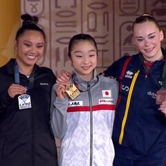 Bronce en suelo para Laura Casabuena en El Cairo