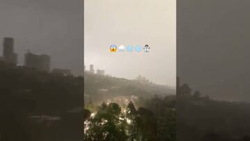 Nico Castillo mostró el increíble diluvio en Ciudad de México