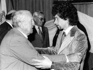 Santiago Bernabéu y Pau Breitner 