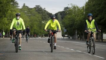 ¿Es obligatoria la mascarilla para salir a correr o ir en bici?