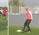 A falta de jugadores por la fecha FIFA, Zidane entrenó con el Real