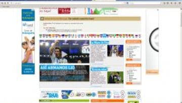 El diario Olé: "Así armamos lio".