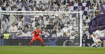 0-1. Keylor Navas en el primer gol de Luis Milla.