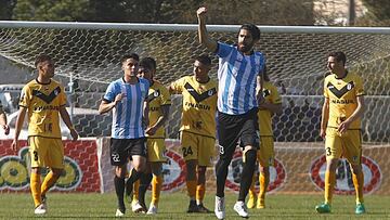 Futbol, Santiago Morning vs Magallanes vigesimo tercera fecha campeonato Loto 2018